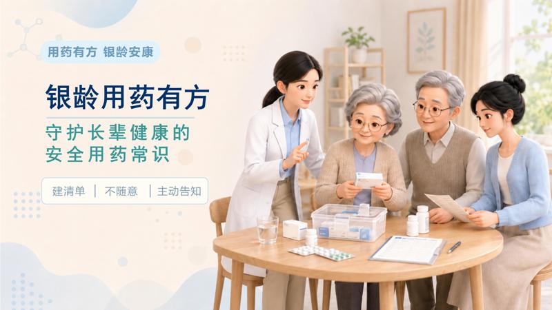 健康科普|让吃药更安心,这份给长辈的“安全用药清单”请查收